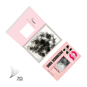 NQ Eyelash Factory – Cils synthétiques faits main, véganes, sans cruauté, naturels, longs, doux, en soie, préfabriqués en éventail, marque privée, personnalisables - Product Image 3