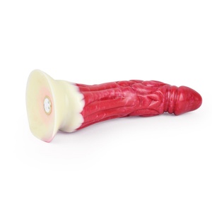 NNSX Dildo de Silicona Vibrador con Diseño Curvo Realista, Patrón Animal Kirin Slicea, 10 Velocidades de Vibración - Product Image 4