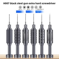 Mini tournevis magnétique ultra-résistant H007 pour réparation Android/iPhone, outil de levier en alliage avec embouts Phillips/Plat/Torx/Hexagonaux