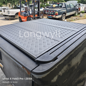 ฝาพับสามทบแบบเลื่อนทำจากอลูมิเนียมสำหรับ Chevrolet Colorado S-10แรงดันสูงกันลื่นฝาพับสามทบป้องกันการโจรกรรมฝาพับ - Product Image 1