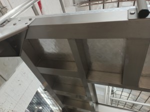 स्टेनलेस स्टील मोबाइल सपोर्ट प्लेटफॉर्म या मल्टीहेड वेस्टर के लिए सहायक कार्य मंच - Product Image 4