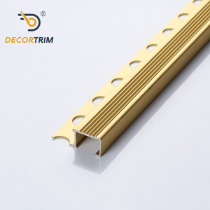 DECORTRIM OEM/ODM diseño moderno aleación de aluminio Flexible antideslizante resistente al agua duradero Borde de <span class=keywords><strong>escalera</strong></span> <span class=keywords><strong>protector</strong></span> de nariz - Product Image 1