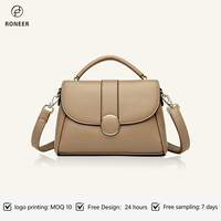 Sac fourre-tout en cuir PU pour femme, grande capacité, sac à bandoulière tendance, logo personnalisé, matériel de marque, vente en gros OEM