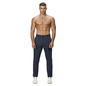 맞춤 로고 드롭쉬핑 캐주얼 비즈니스 도매 바지 슬림 치노 팬츠 남성용 - Product Image 4