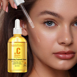 Tónico de Vitamina <span class=keywords><strong>C</strong></span> Santino a <span class=keywords><strong>Precio</strong></span> de Fábrica con Complejo Iluminador y Suavizante para Piel Oscura y Áspera - Product Image 3