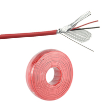 Câble de contrôle industriel pour alarme incendie 2 conducteurs 1,5 mm² 18 AWG en PVC, blindé aluminium/feuille, certifié CE 1424 LPCB