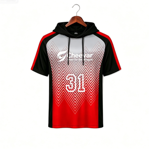Maillots de football américain à drapeau pour jeunes à séchage rapide, uniformes de football américain à drapeau, t-shirts à capuche - Product Image 4