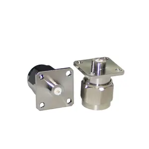 Manufacturer Supplier N-JFD Coax Connector All Copper Four Hole Flange N Male RF Coaxial Connector