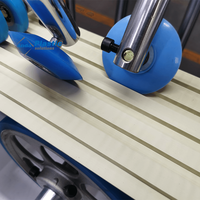 Machine de lamination de panneaux à lamelles WPC Anda, machine de lamination de profilés WPC PVC