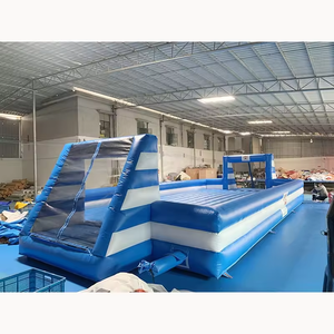 Juego de playa, diversión, Fútbol acuático, parque infantil de fútbol inflable personalizado con alfombrilla, campo de fútbol inflable para <span class=keywords><strong>alquiler</strong></span> comercial - Product Image 2