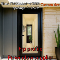 Proveedor de Ventanas de PU, Perfiles de Fachada para Ventanas de Paneles de Yeso FDR Personalizados OEM, Compatibles con Todas las Series de Marcos de Ventanas con Rotura de Puente Térmico