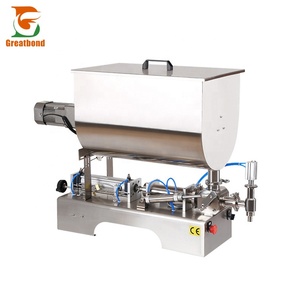 Hot Sale Automatic U-Shaped Mixer Paste Cream Oil Tomato Sauce Tabletop Custom Hopper Single Nozzle Filling Machine With Heater - Product Image 6