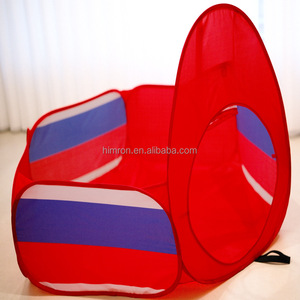 Tente de jeu princesse à rayures pour enfants 3pc Sports Toy Ball Pit avec World Playhouse pour garçons et filles - Product Image 6