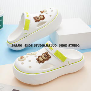 Sandalias de Playa Antideslizantes con Suela Gruesa Rosa para Mujer, Marca Baluo, Tallas 35-40, Moldeadas por Inyección, Zapatos para Agua - Product Image 2