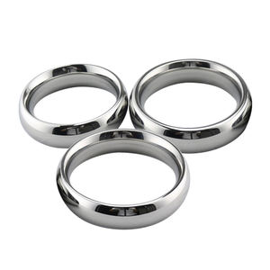 Кольцо на пенис из нержавеющей стали, металлическое кольцо на пенис для задержки пениса, секс-игрушки, производство для взрослых - Product Image 4