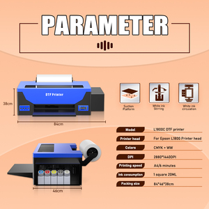 <span class=keywords><strong>Impresora</strong></span> DTF tamaño A3 <span class=keywords><strong>L1800</strong></span> DTF, película de transferencia Digital a la transferencia de calor para camiseta - Product Image 4