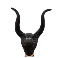 Costumes d'Halloween Cornes de maléfique Casque de luxe Chapeau noir maléfique pour femmes