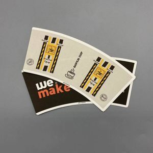 Ventilateur en papier imprimé 1 à 8 couleurs avec des matières premières de haute qualité pour gobelets en papier - Product Image 5