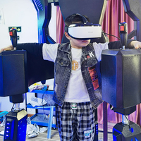 Venta al por mayor 9D VR Flight Simulator Motion Platform Indoor Arcade Shooting Games Metal VR Machine para Mall Adventure Park Factory