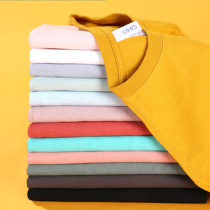 T-shirt col rond uni pour <span class=keywords><strong>homme</strong></span>, 100% coton, Logo imprimé, broderie - Product Image 2