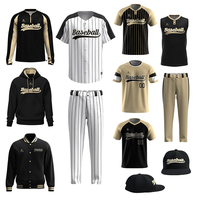 Maillot de baseball personnalisé de haute qualité, chemises de baseball avec logo de broderie par sublimation