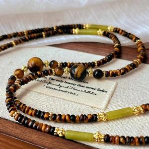 Großhandel natürliche Tiger Eye Stone <span class=keywords><strong>Neck</strong></span> für Mädchen - Product Image 5