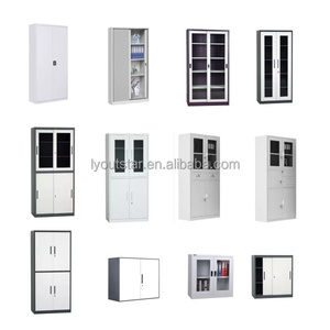 Armoire de rangement moderne en acier à 2 portes pour bureau, maison, salon, avec caractéristiques réglables, pour usage scolaire, en stock aux États-Unis - Product Image 3