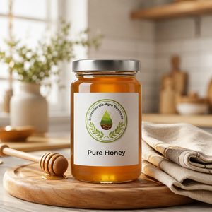 Miel Brut Pur Biologique Naturel Ambre Doré Liquide 100% Naturel Gelée Royale Qualité Alimentaire en Vrac pour Thé et Pâtisserie - Product Image 3