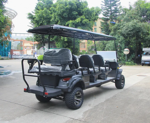 Venta al por mayor del fabricante: Carro de golf eléctrico Club Car de 8 asientos, elevación personalizada, batería de litio, capacidad de carga de 300 kg, 54 hoyos - Product Image 2