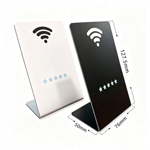 Tarjeta de Visita NFC N215 de PVC de Alta Calidad Personalizada de Fábrica (13.56 MHz) Resistente al Agua con Soporte de Escritorio y Función de Retroalimentación - Product Image 3