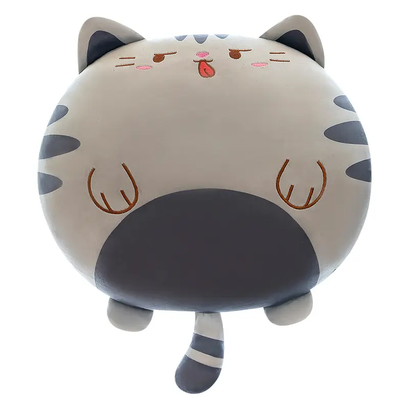 RTS wholesale squishy kitty plush pillow/ cuddly cat plush toys 34cm/60cm