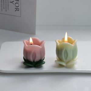 Tulip Silicone <b>Candle</b> <b>Mold</b> 3D Floral Soap <b>Mold</b> For DIY <b>Candle</b> Making Wedding Decor - Product Image 3