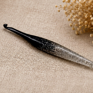Imperial Crafted Home Resin <b>Crochet</b> <b>Hook</b> Set Handcrafted Artistic Hand Painted Yarn Weaving Tools Round 18cm 2mm - Product Image 1