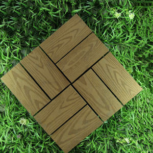 Baldosas de WPC para Balcón, <span class=keywords><strong>Patio</strong></span> y Terraza, de Ensamblaje DIY, para Jardín Exterior, <span class=keywords><strong>Suelo</strong></span> de WPC, Tarima de Madera Plástica - Product Image 1