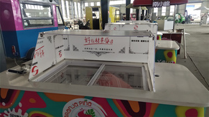 Été Populaire Application <span class=keywords><strong>De</strong></span> Rue Chariot Gelato Italien Chariot <span class=keywords><strong>De</strong></span> Crème Glacée Avec la norme Européenne - Product Image 6