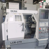 Tour à métaux CNC d'occasion de haute qualité, OKUMA LCR270, fabriqué au Japon, tour à métaux automatique, machine de tournage automatique de métaux