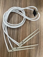 Système d'irrigation agricole Kit de goutteurs à flèche 4 voies 4L 8L Goutteur PC Tube d'irrigation en plastique Tuyau en PVC blanc pour plantes en pot Bonsaï