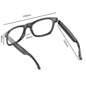 Gafas Inteligentes con Traducción por IA, Ideales para Conducir, Gafas <span class=keywords><strong>de</strong></span> Sol, Auriculares, <span class=keywords><strong>Lentes</strong></span> Intercambiables <span class=keywords><strong>de</strong></span> Lectura y Graduadas - Product Image 6