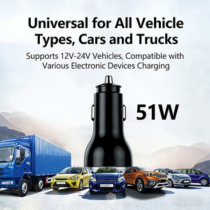 Chargeur de voiture USB, chargeur de téléphone pour voiture |   PPS33W/PD30W+QC18W <span class=keywords><strong>Total</strong></span> 51W |   Charge rapide, qualité supérieure, durable, professionnel, contrôle de température - Product Image 5