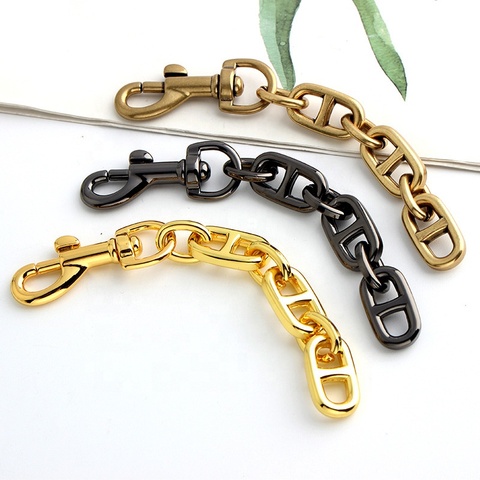 Zinc Alloy Chain Strap Extension Chain Shoulder Strap Accessories Package Transformation Short  Metal Chain