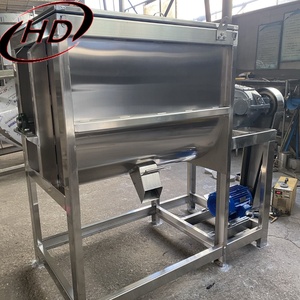 เครื่องผสมแบบริบบิ้น 30 คิว สำหรับผสมทรายแห้ง ปูน ดิน ผงเคมี เครื่องผสมแบบริบบิ้นแนวนอนทำจากสแตนเลส - Product Image 2