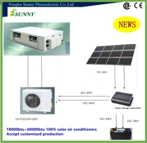 Climatisation solaire de type conduit à <span class=keywords><strong>prix</strong></span> avantageux, 100% solaire, 18000 BTU, alimentée par l'énergie solaire, 48V CC - Product Image 4