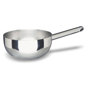 Pentola per salse in acciaio inox 18/10 con manico lungo per cucinare salse e condimenti - Product Image 1