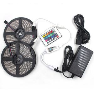 ไฟ LED แบบเส้น 12V SMD 5050 RGB ควบคุมผ่านแอปอัจฉริยะ ความยาว 32.8 ฟุต 10 เมตร พร้อมระบบ Wake-up Light ติดตั้งง่าย ควบคุมด้วยเสียง - Product Image 1