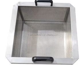 Cestello Filtro Quadrato in Acciaio Inossidabile per Lavello con Manico per Facile Rimozione - Product Image 3