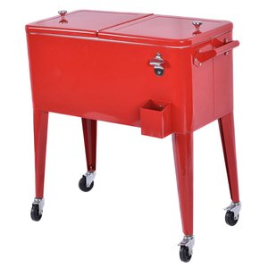 80QT Cooler Box Ice Wheels