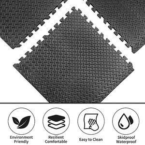 Bé EVA bọt chơi câu đố Mat màu đen và trắng lồng vào nhau tập thể dục gạch sàn thảm và thảm cho trẻ em Pad 30*30*1cm - Product Image 4