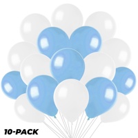 Ballons en latex thème Argentine bleu clair et blanc pour la décoration du tournoi mondial de football – Vente en gros