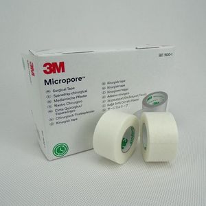 Cinta de ventilación médica Papel de baja sensibilidad transpirable no tejido para fijación de gasa para heridas <span class=keywords><strong>Dubin</strong></span> Bound Ear 1530 para enmascarar - Product Image 4