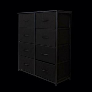 Modern Minimalist 8-Drawer Steel Dresser Freestanding Storage <b>Cabinet</b> for Bedroom - Product Image 6
